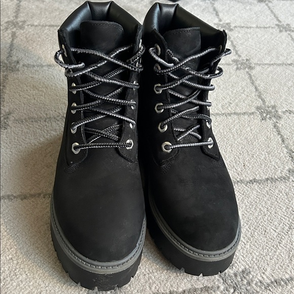 Timberland Women's Black Stone Street 6” Waterproof Boots - Picture 3 of 10